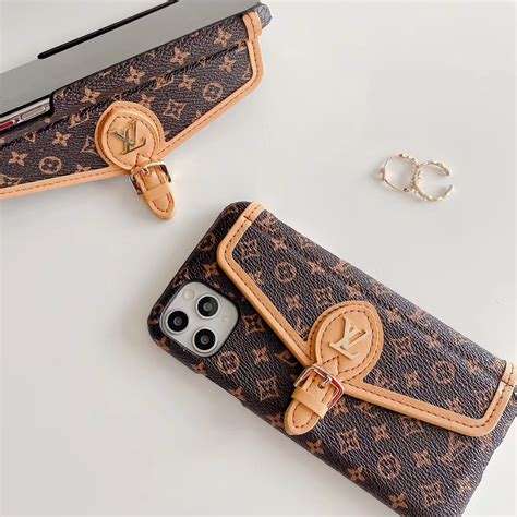 leather lv phone case|highest quality phone cases leather.